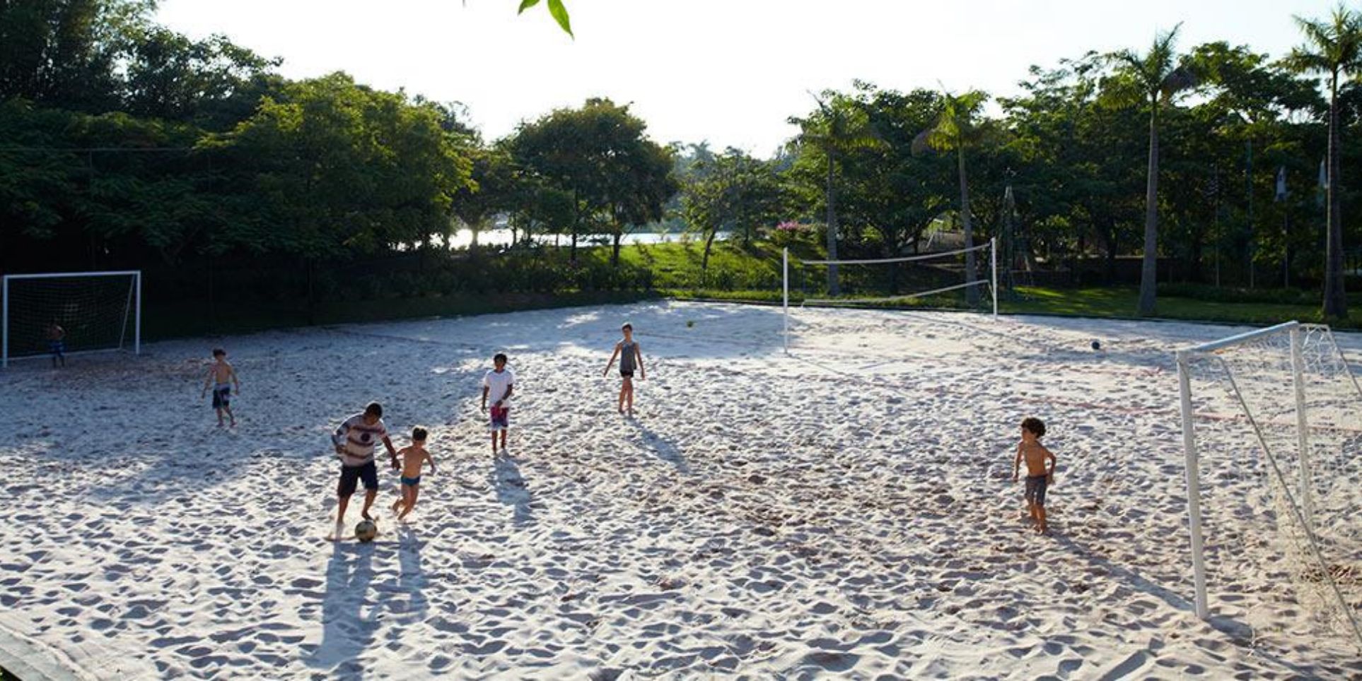 Quadra de areia e Beach Tênis